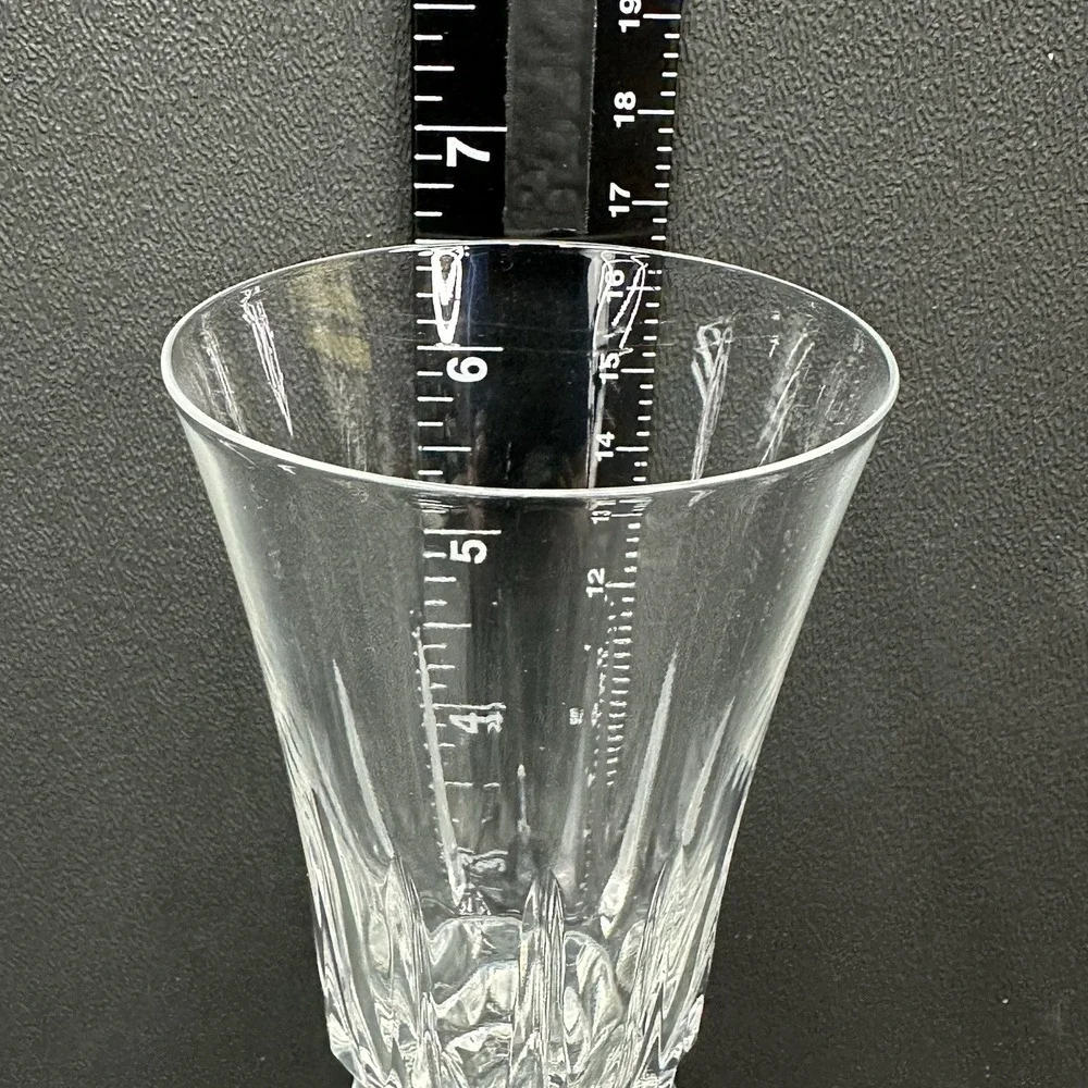 Cristal D'Arques, Durand Tuilleries Villandry Fluted Champagne Glasses, Set of 2